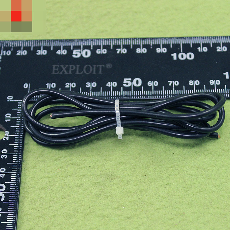 電線電纜 RV線 1平方 黑色（1米） W313-191210[361926]詳細圖